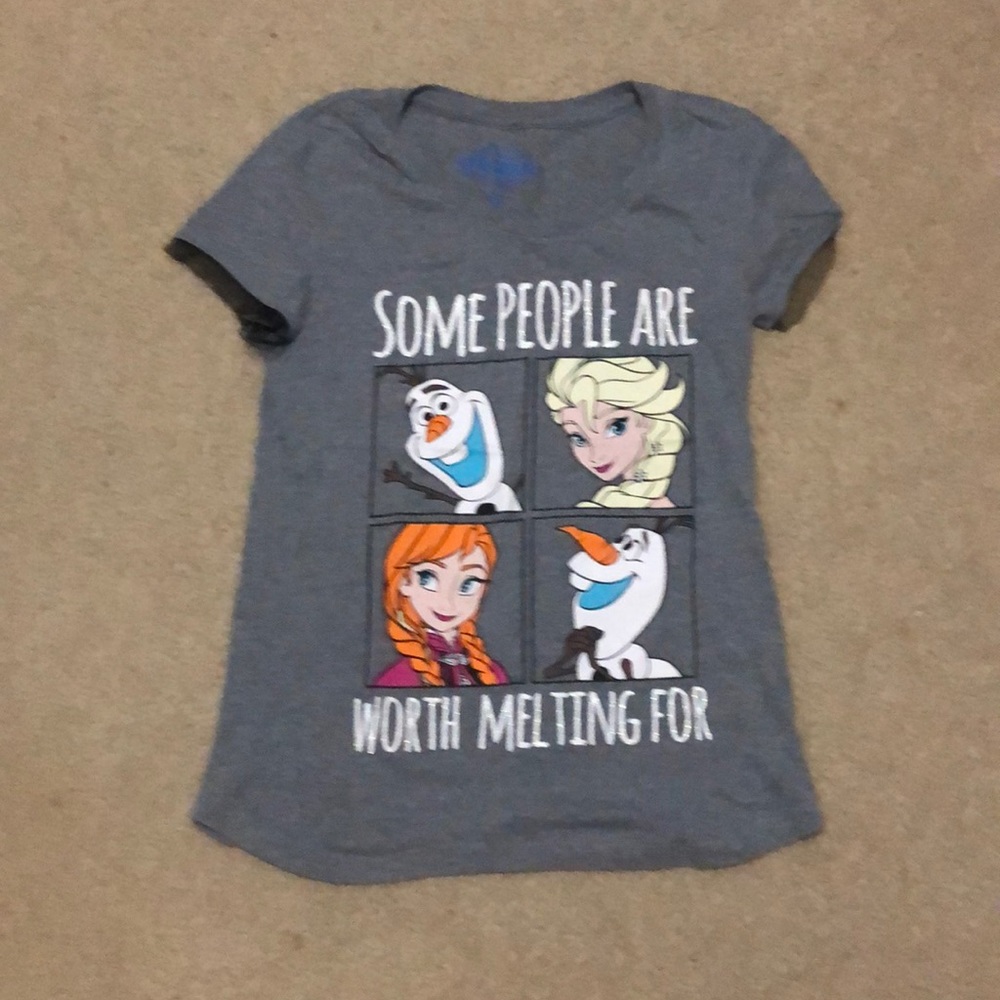 Grey Frozen t shirt